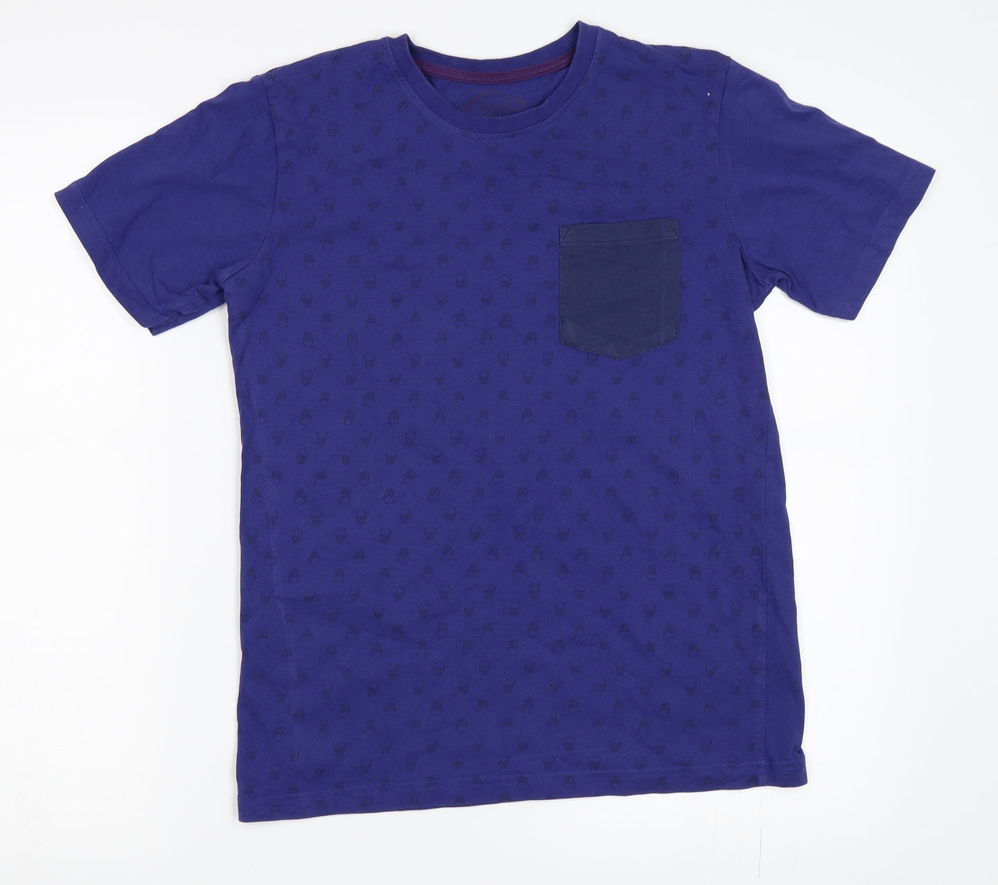 Matalan Boys Blue   Basic T-Shirt Size 13 Years