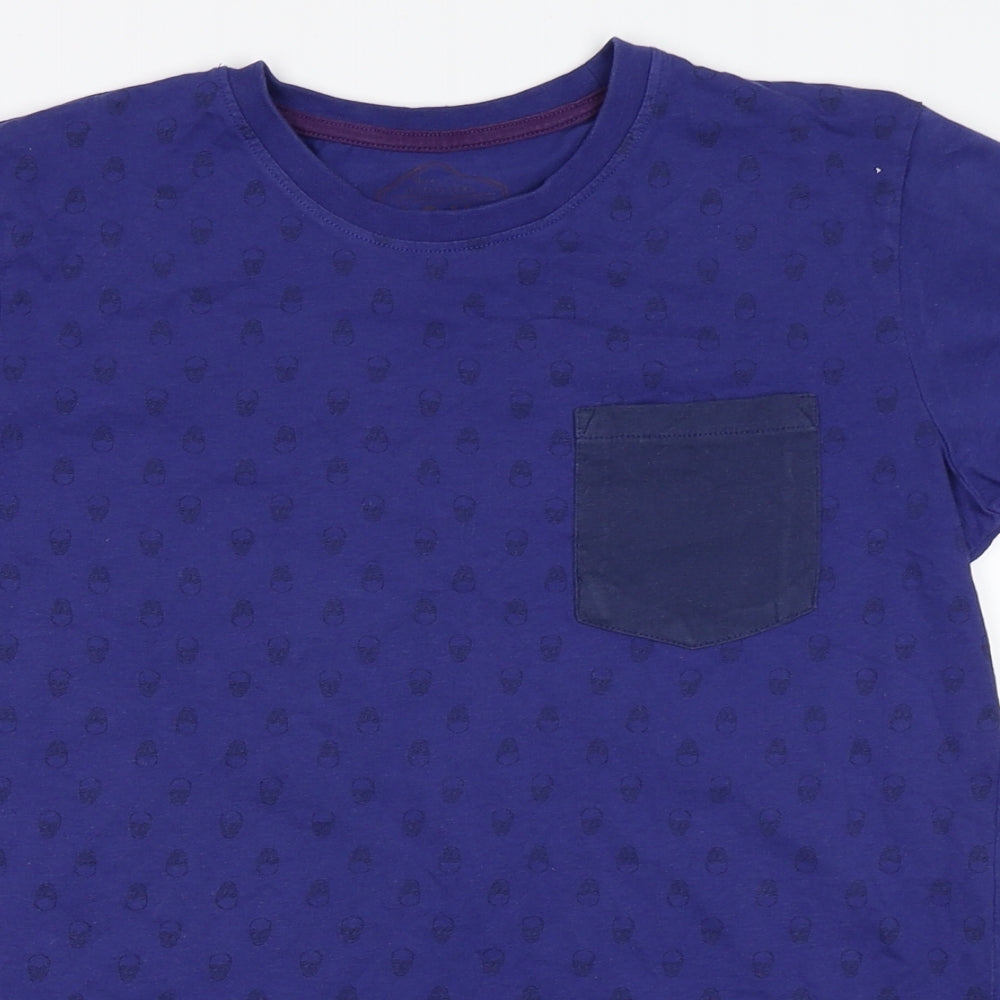 Matalan Boys Blue   Basic T-Shirt Size 13 Years