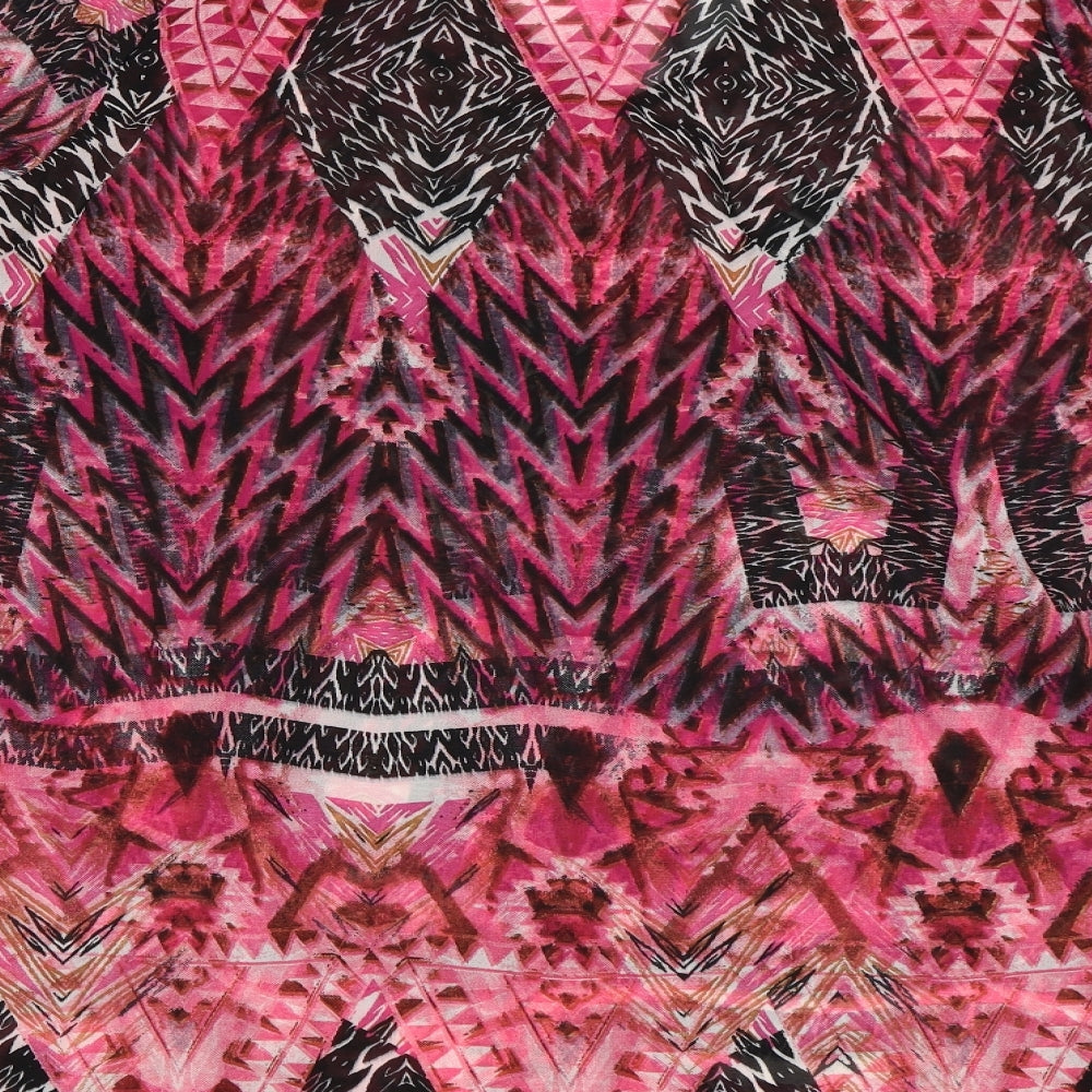 Joe Browns Womens Pink Geometric  Kaftan  Size 16