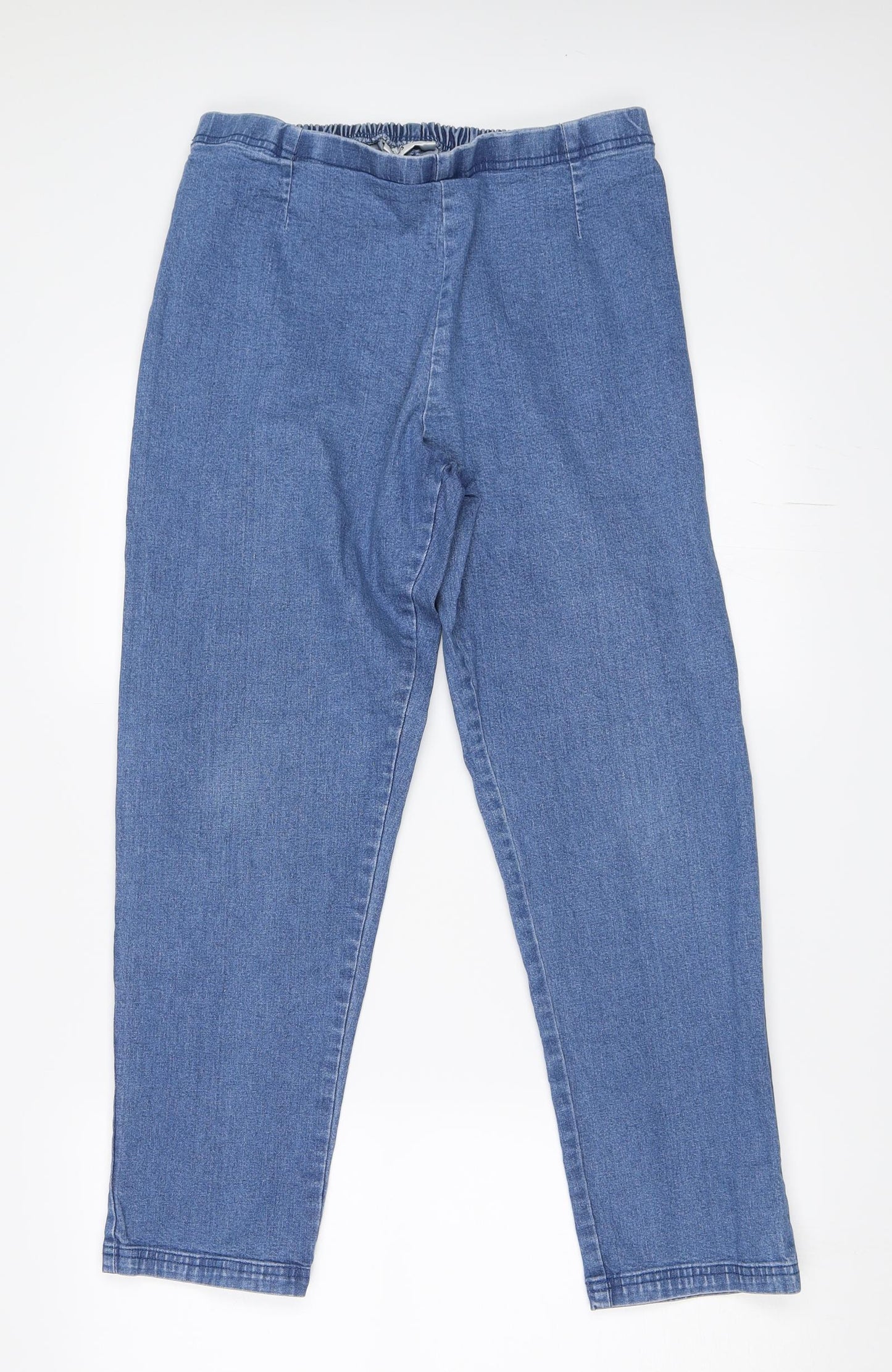 BHS Womens Blue  Denim Straight Jeans Size 16 L27 in