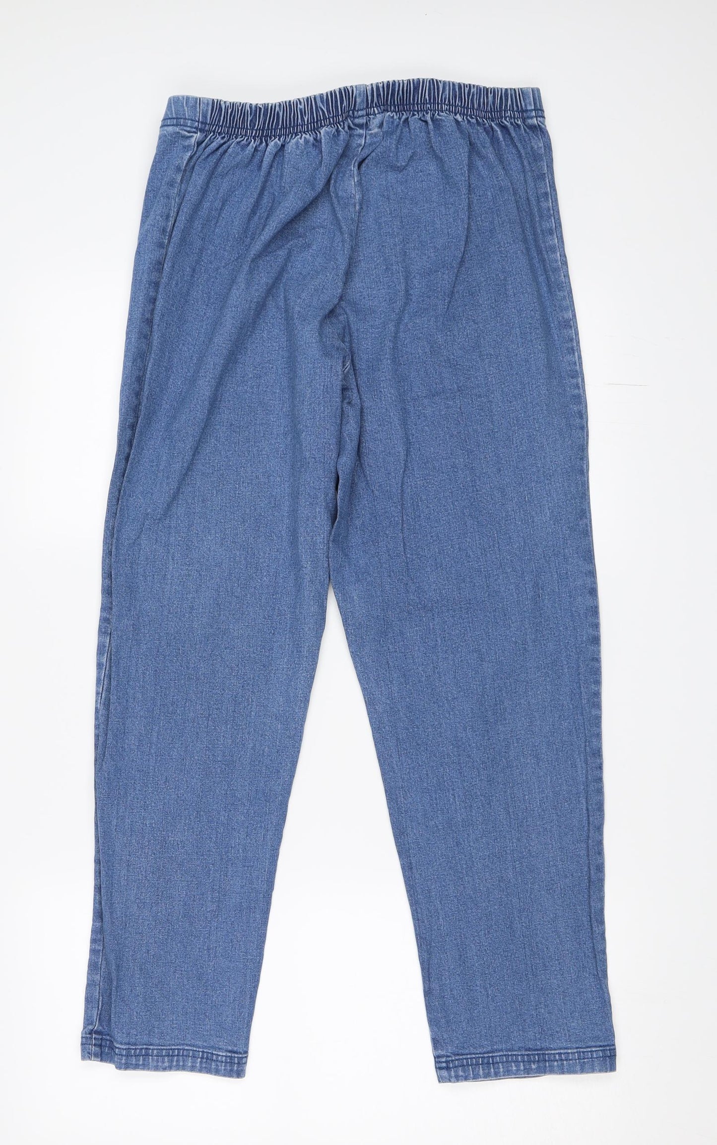 BHS Womens Blue  Denim Straight Jeans Size 16 L27 in