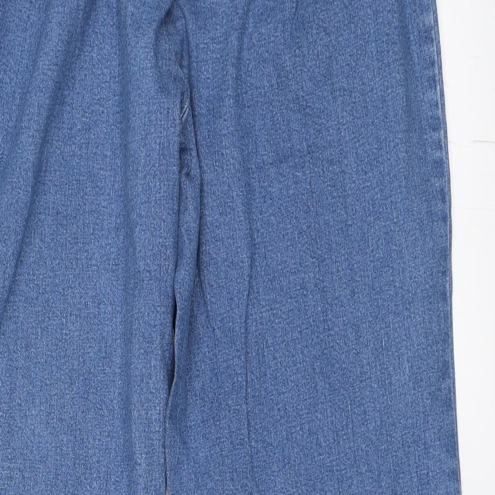 BHS Womens Blue  Denim Straight Jeans Size 16 L27 in