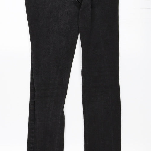 Primark Womens Black  Denim Skinny Jeans Size 10 L30 in