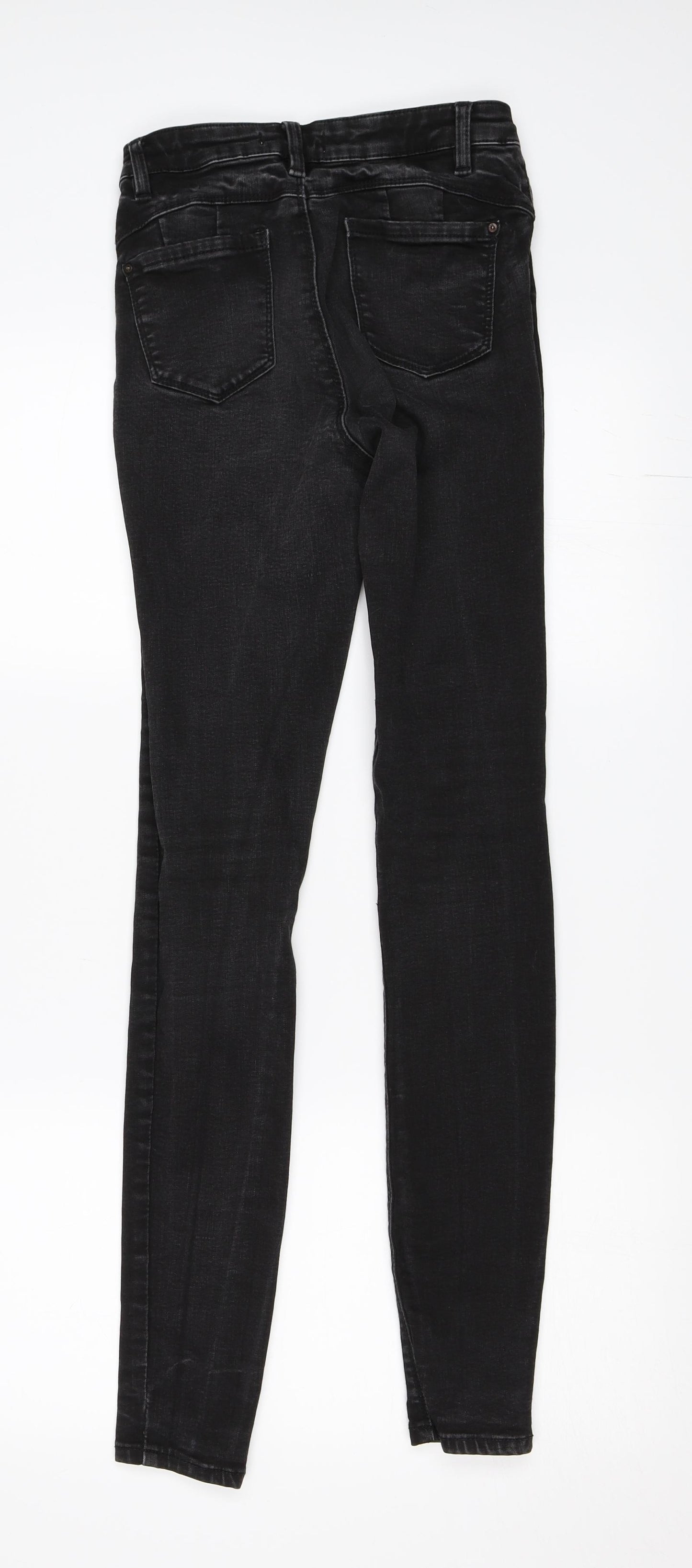 Primark Womens Black  Denim Skinny Jeans Size 10 L30 in
