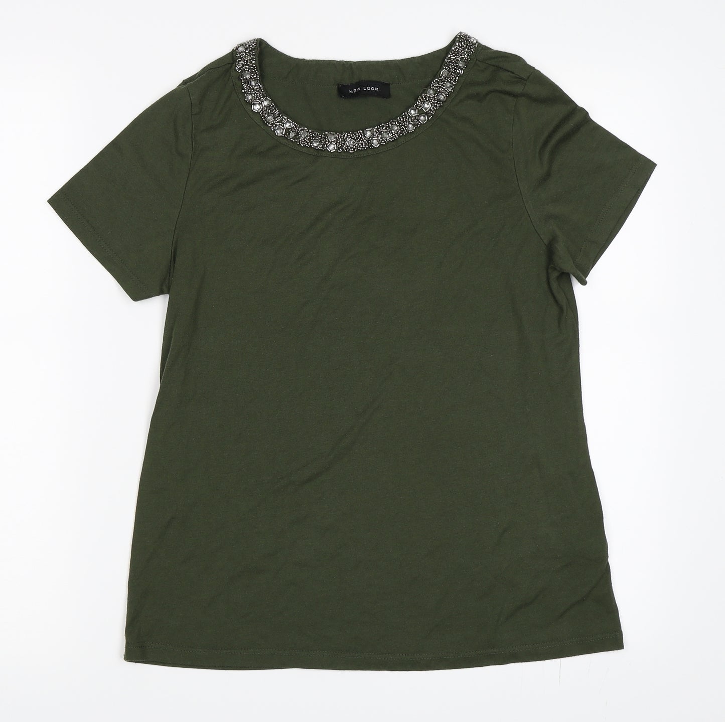 New Look Womens Green   Basic T-Shirt Size 10