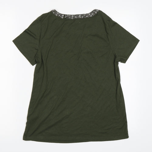 New Look Womens Green   Basic T-Shirt Size 10