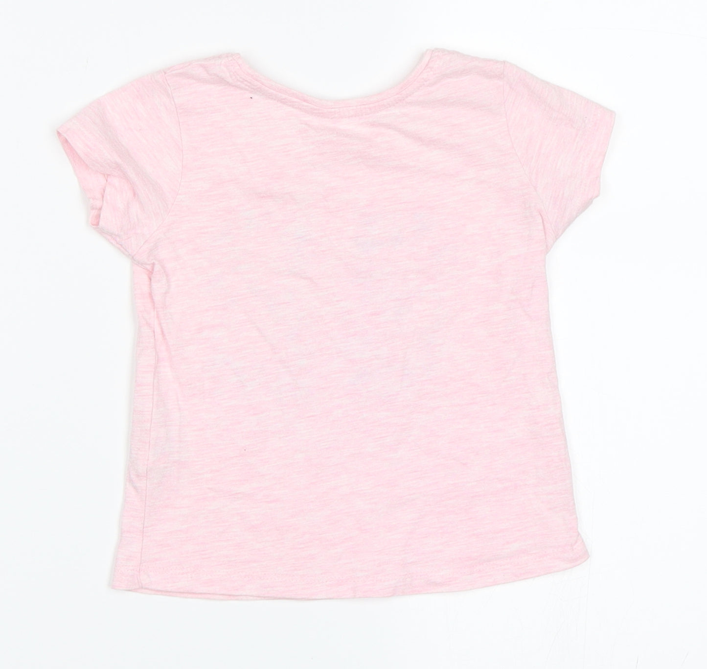 Primark Girls Pink   Basic T-Shirt Size 3-4 Years