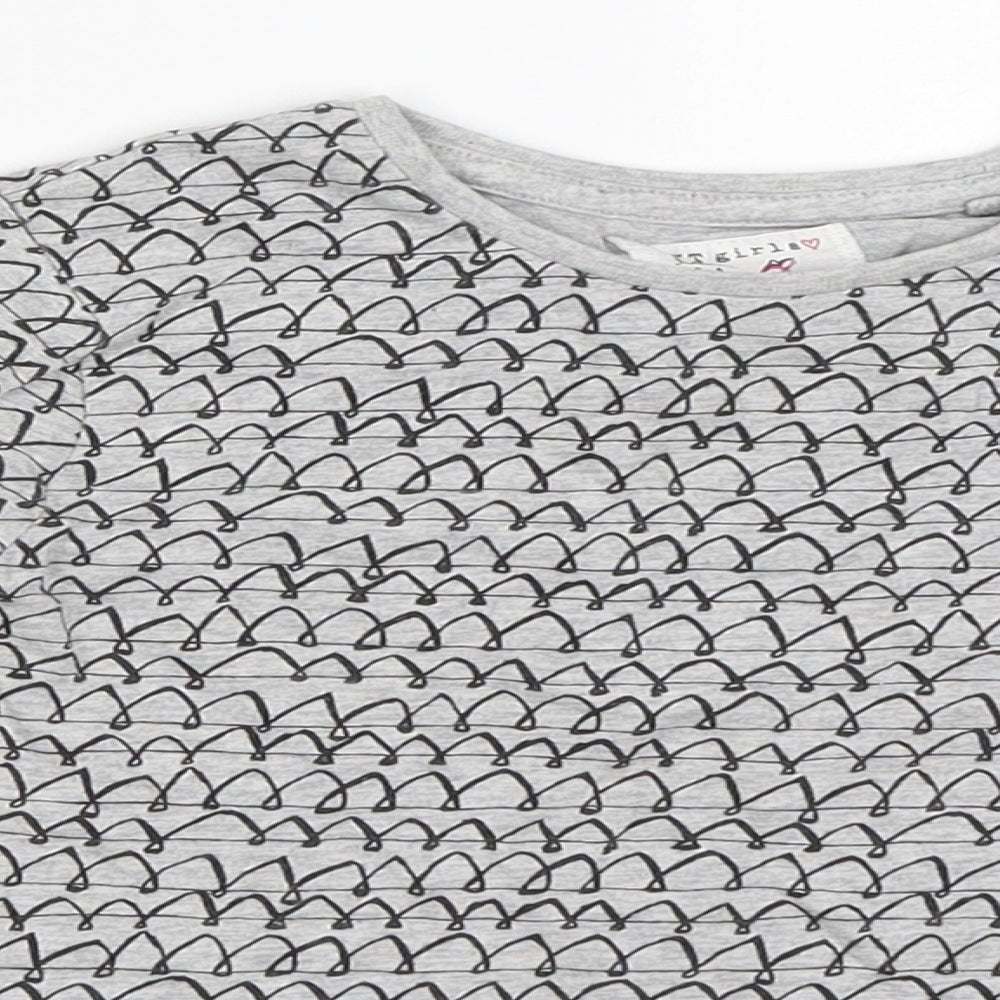 NEXT Girls Grey   Basic T-Shirt Size 2-3 Years
