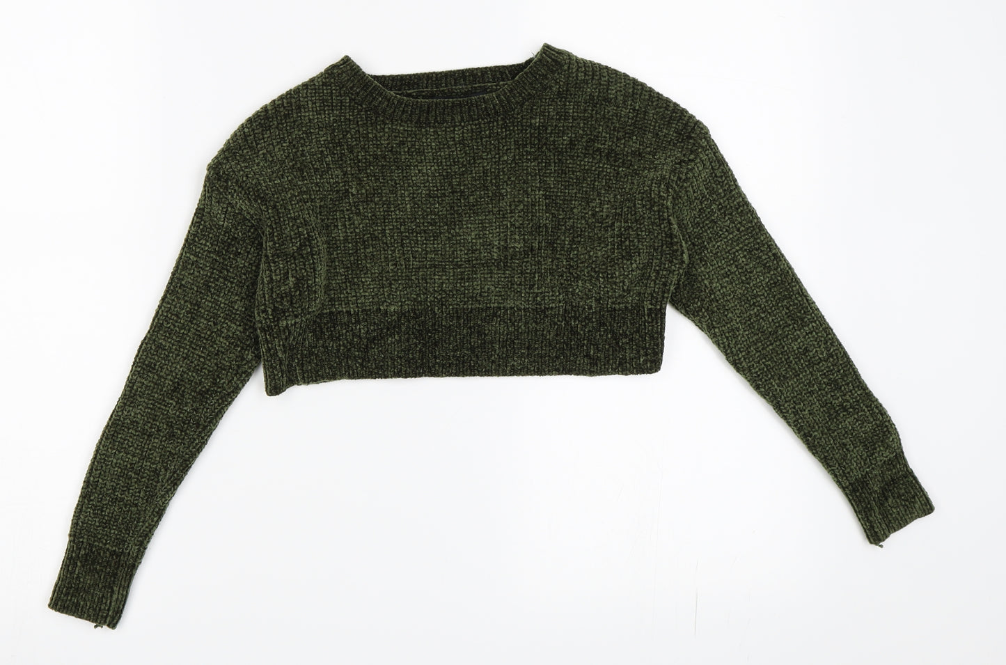 New Look Girls Green   Pullover Jumper Size 9 Years  - cropped jumper