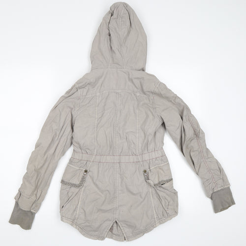 NEXT Girls Beige   Parka Coat Size 9-10 Years
