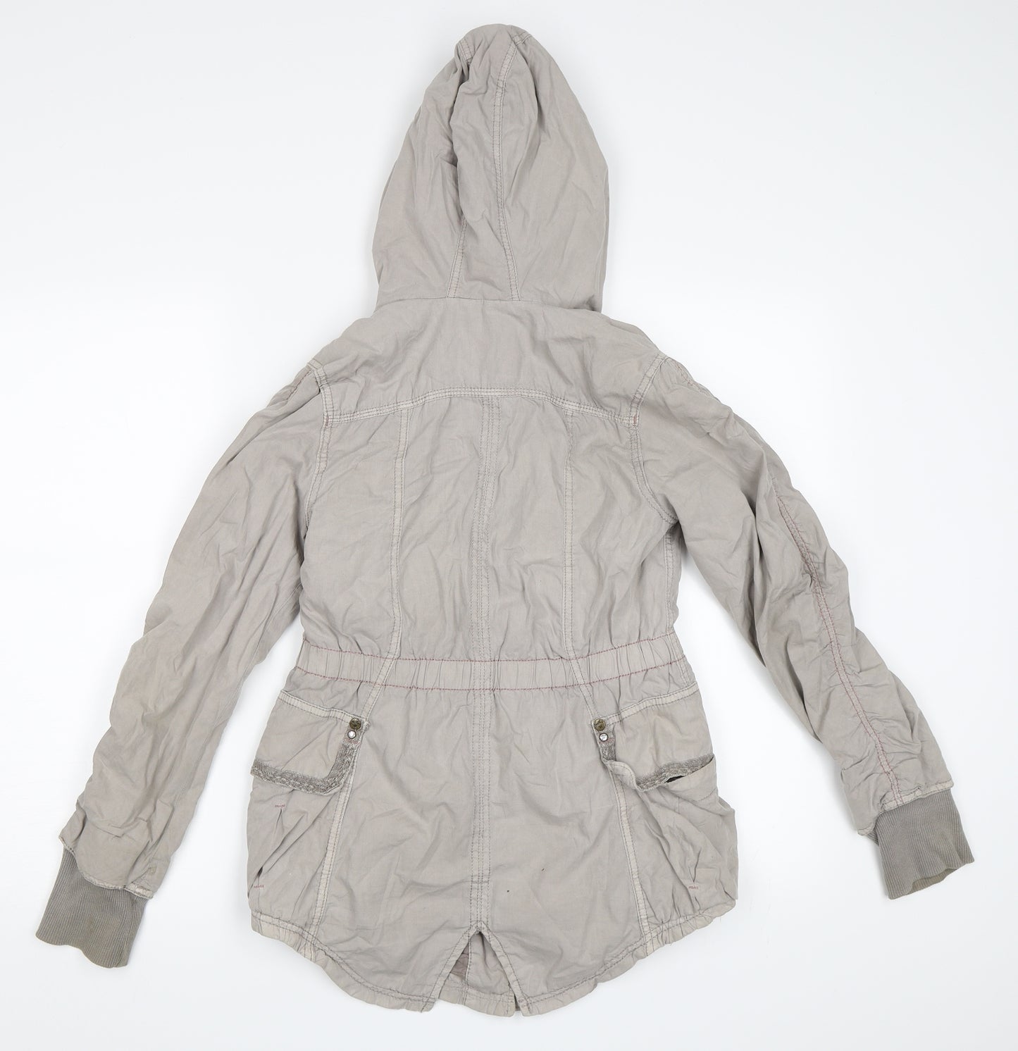 NEXT Girls Beige   Parka Coat Size 9-10 Years