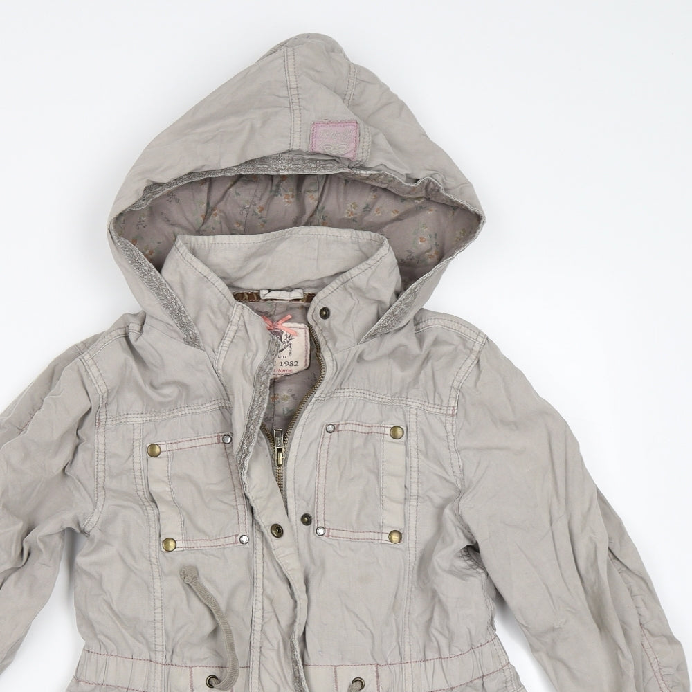 NEXT Girls Beige   Parka Coat Size 9-10 Years