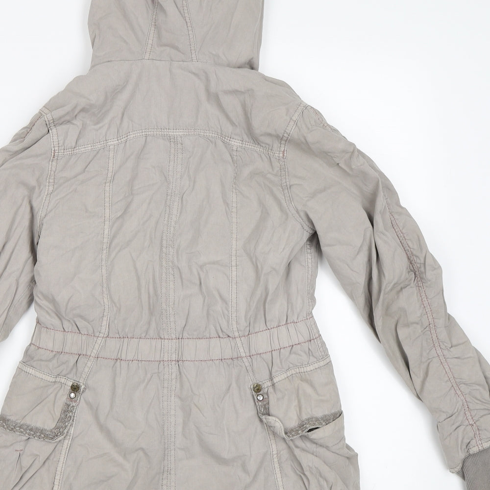 NEXT Girls Beige   Parka Coat Size 9-10 Years