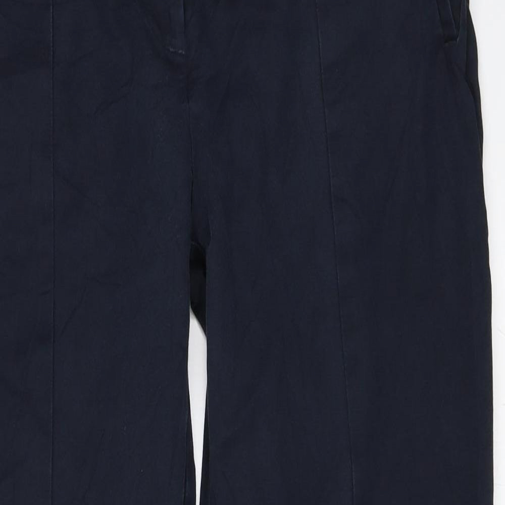 Oasis Womens Blue   Capri Trousers Size 14 L26 in