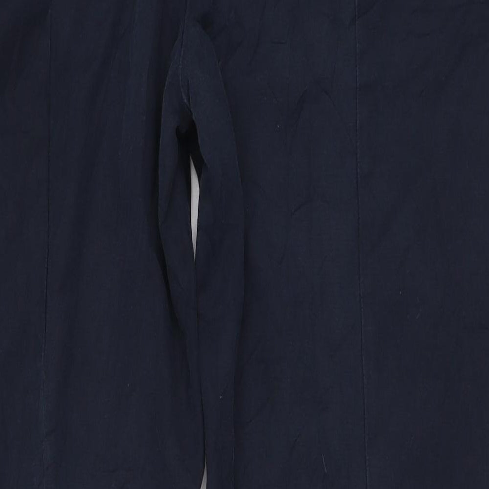 Oasis Womens Blue   Capri Trousers Size 14 L26 in