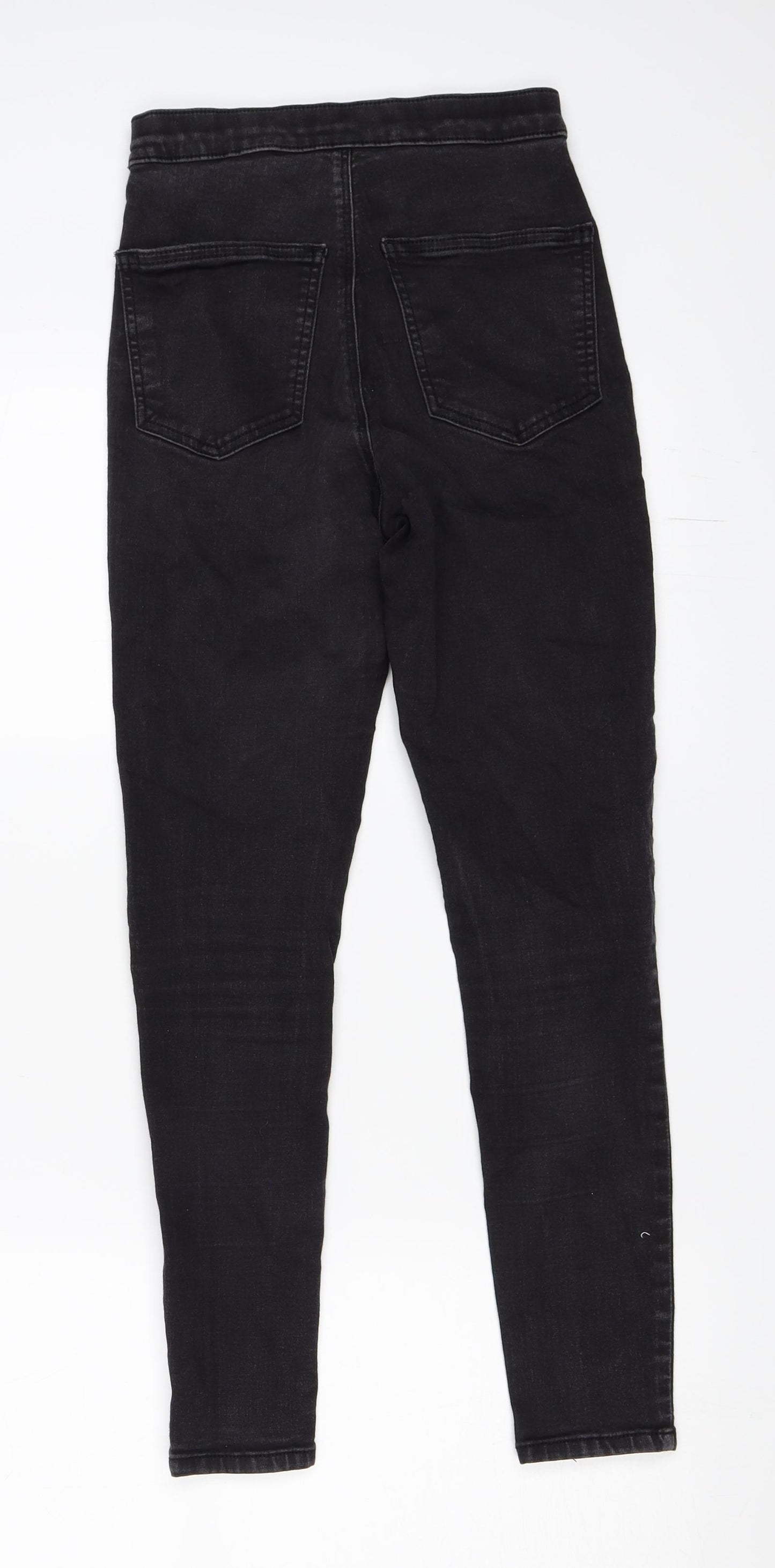 Topshop Womens Black  Denim Skinny Jeans Size 28 in L30 in - Joni jeans