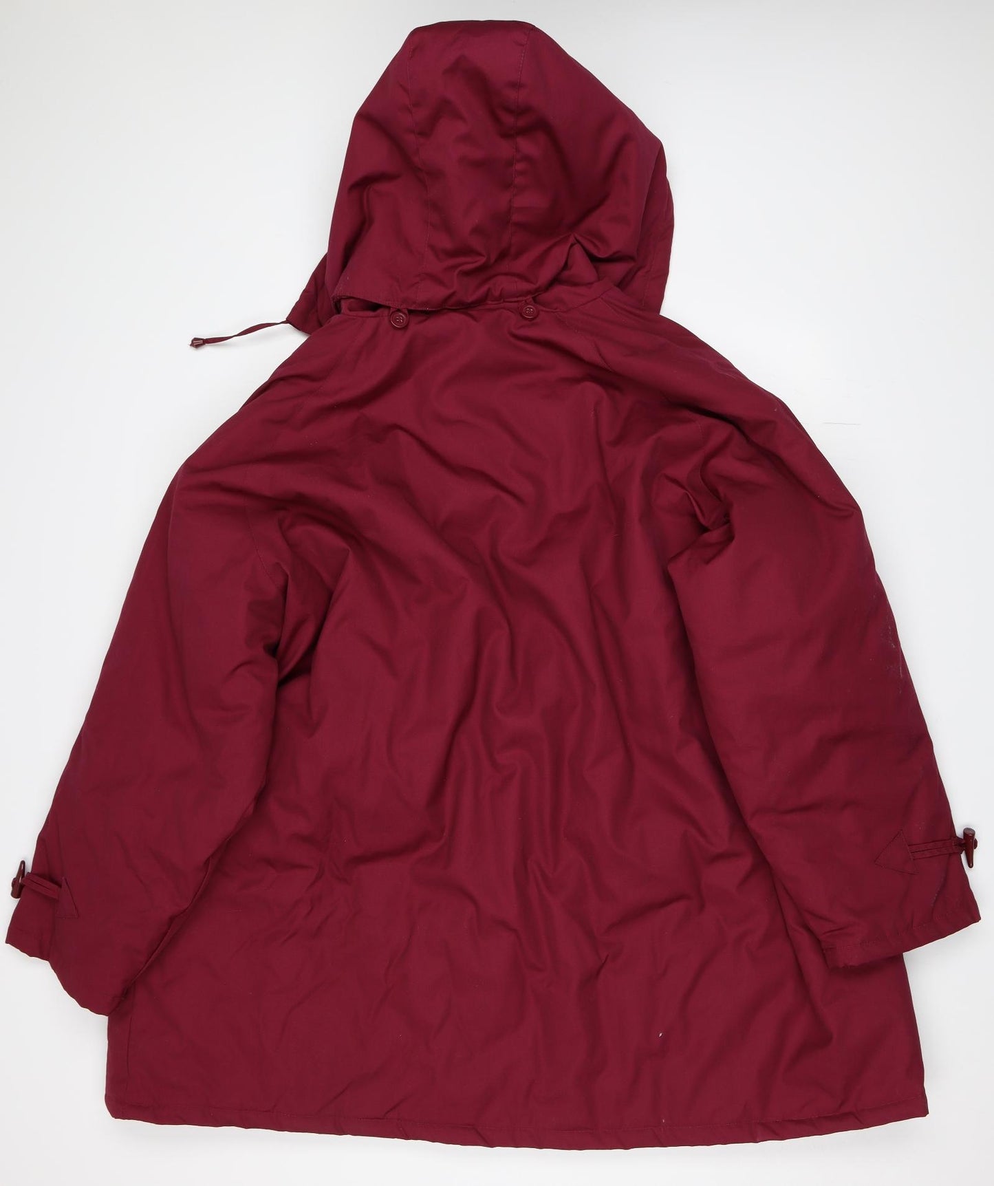 Being Casual Womens Red   Parka Coat Size 34