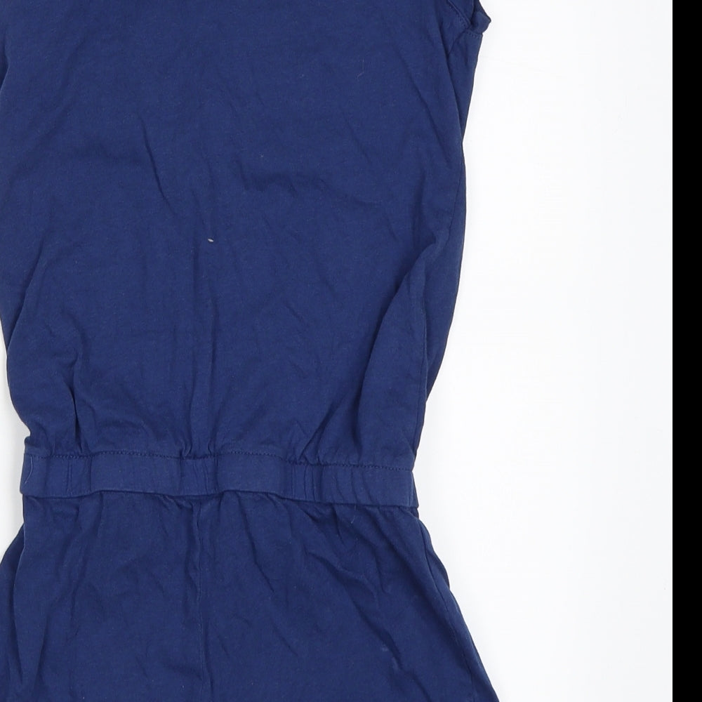 Lily & Dan Girls Blue   Playsuit One-Piece Size 9-10 Years