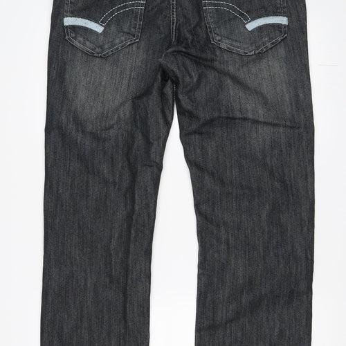 Ecko Unltd. Mens Blue  Denim Straight Jeans Size 34 in L33 in