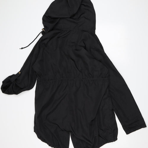 Primark Womens Black   Parka Coat Size L
