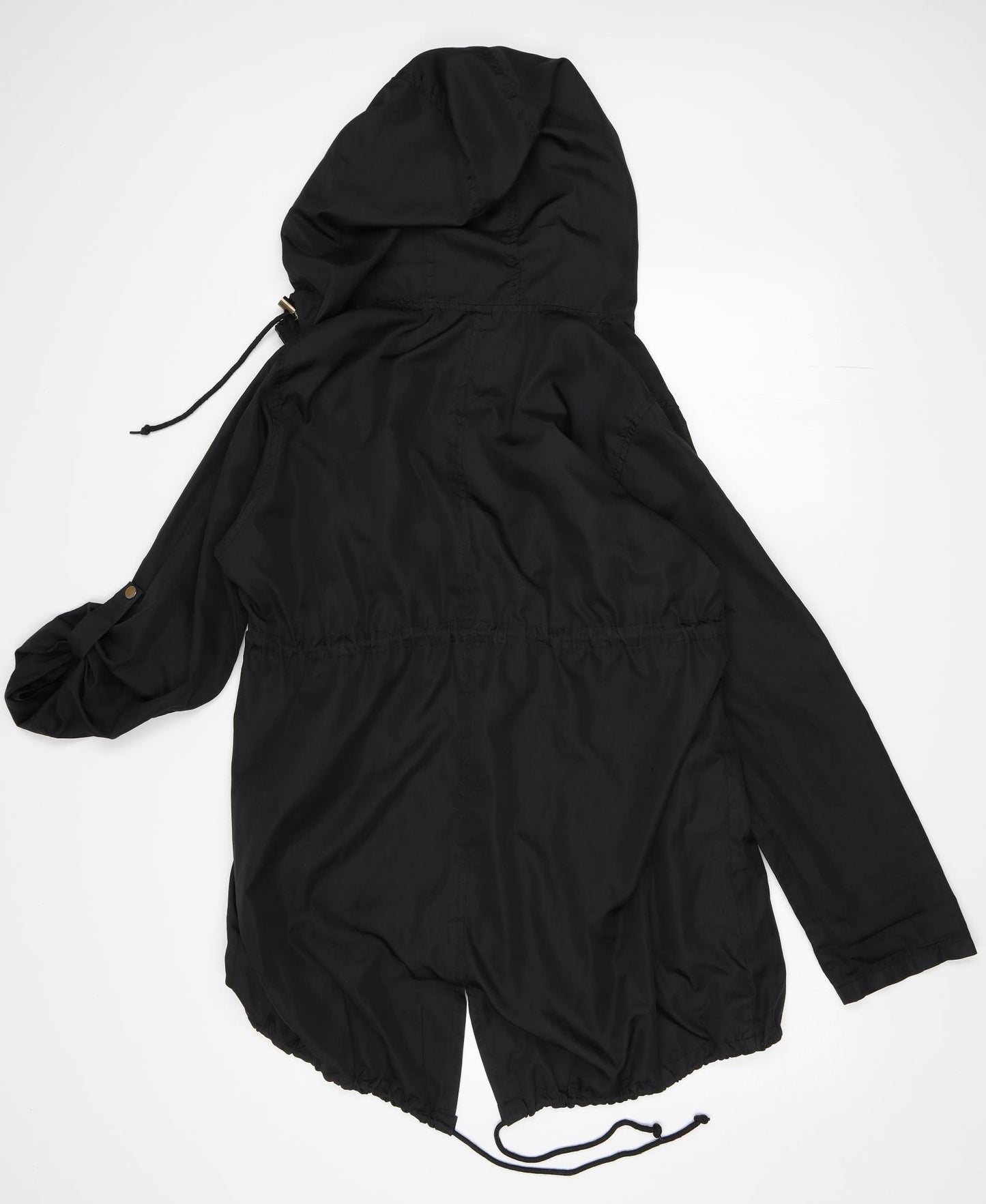 Primark Womens Black   Parka Coat Size L