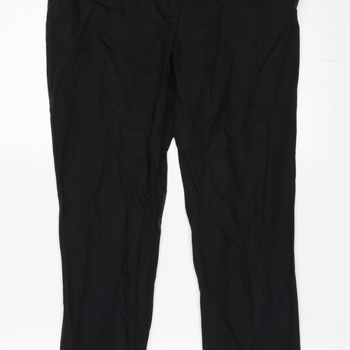 H&M Womens Black   Capri Trousers Size 36 L25 in