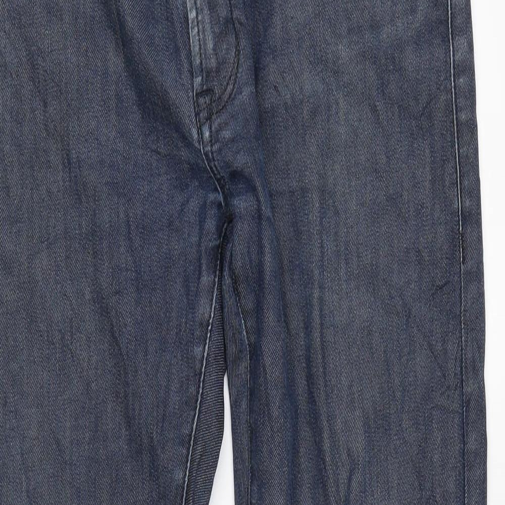 ACW85 Mens Blue  Denim Straight Jeans Size 34 in L28 in
