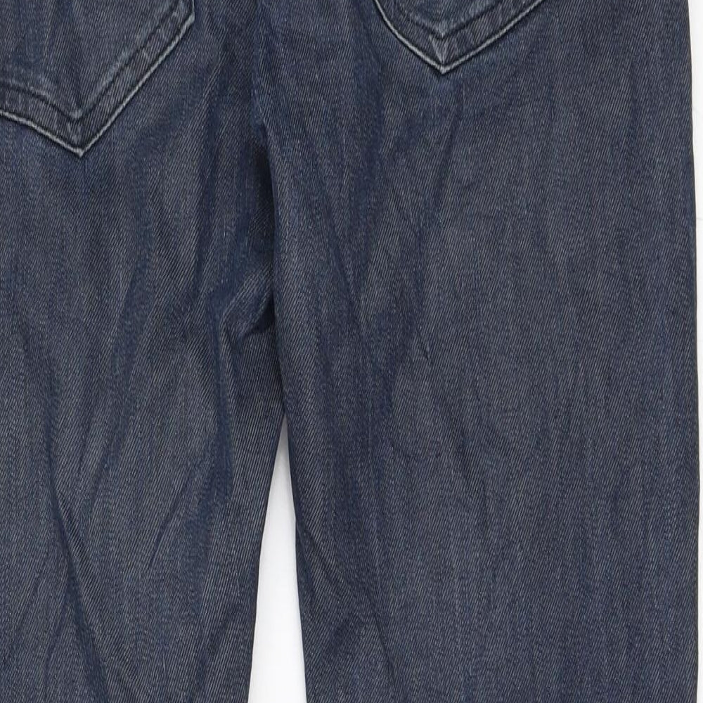 ACW85 Mens Blue  Denim Straight Jeans Size 34 in L28 in