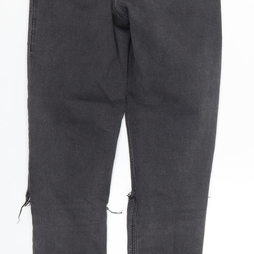 Topshop Womens Grey  Denim Skinny Jeans Size 25 in L27 in