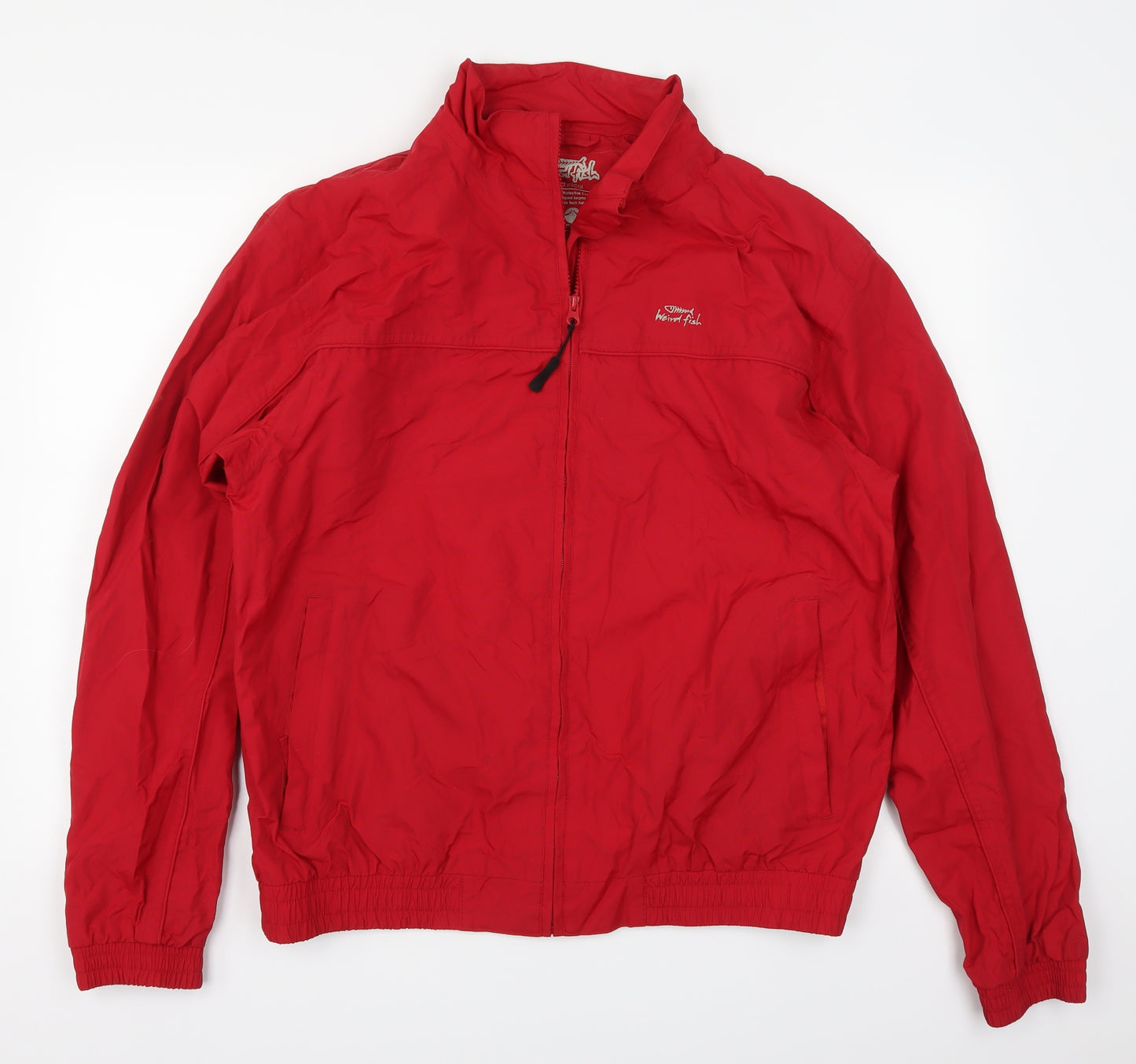 Weird Fish Mens Red   Jacket Coatigan Size L