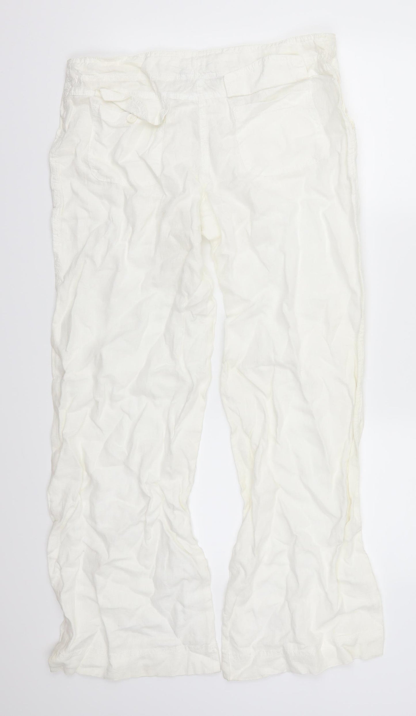 Atmosphere Womens White   Trousers  Size 12 L30 in