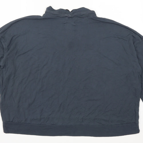 Postcard Womens Blue   Pullover Sweatshirt Size S  - Love