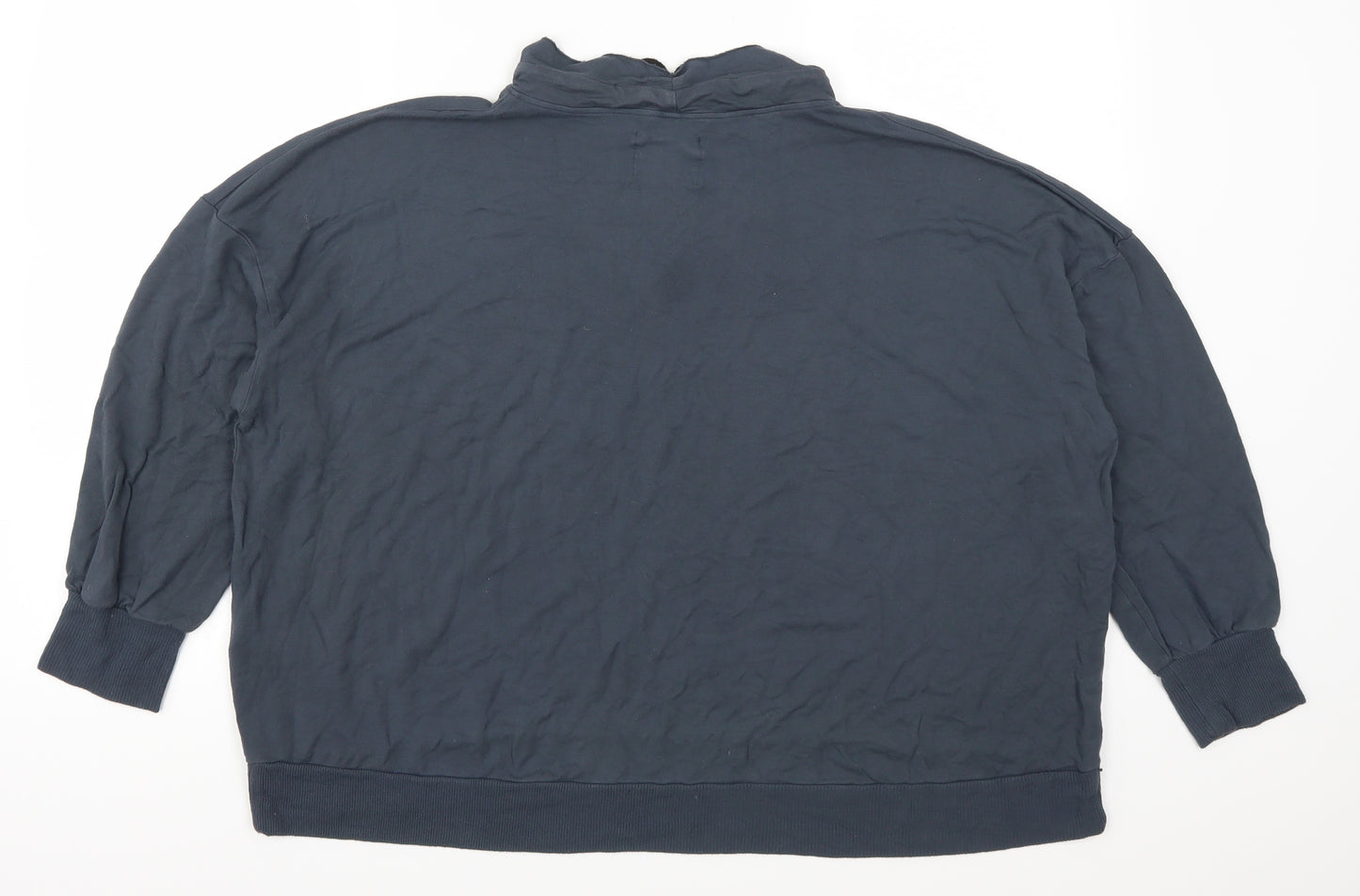 Postcard Womens Blue   Pullover Sweatshirt Size S  - Love