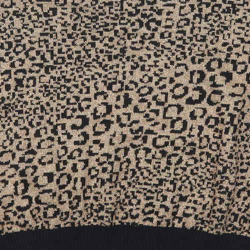 NEXT Womens Brown Animal Print  Pullover Jumper Size 16