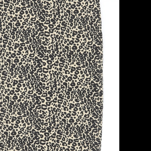 Joe Benbasset Womens Brown Animal Print Rayon Skort Set Size S