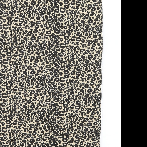 Joe Benbasset Womens Brown Animal Print Rayon Skort Set Size S