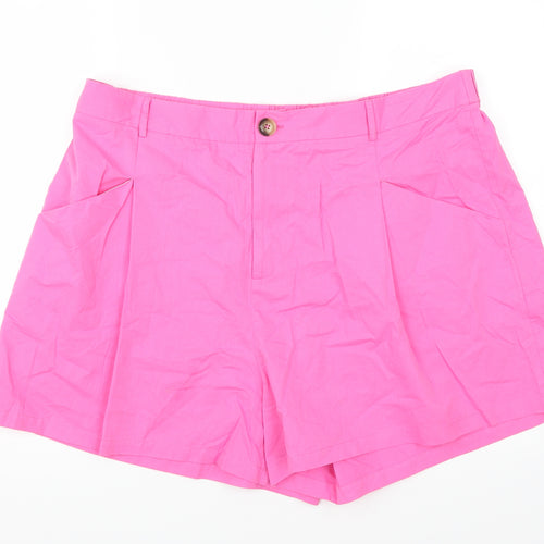 J&H Womens Pink   Mom Shorts Size 39 in
