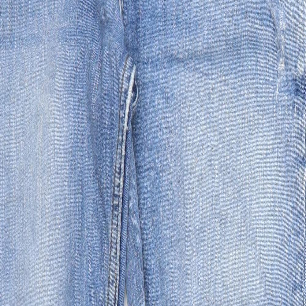 Zara Womens Blue  Denim Skinny Jeans Size 12 L27 in