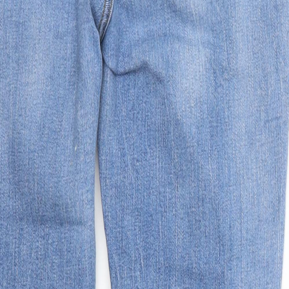 Zara Womens Blue  Denim Skinny Jeans Size 12 L27 in