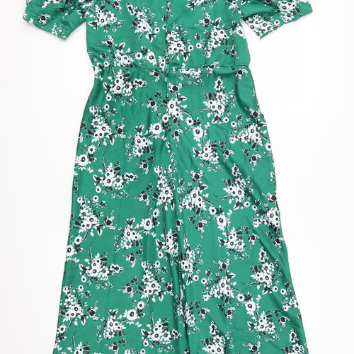 ASOS Womens Green Floral  Maxi  Size 12