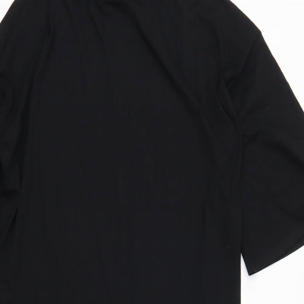 ASOS Womens Black   T-Shirt Dress  Size 12