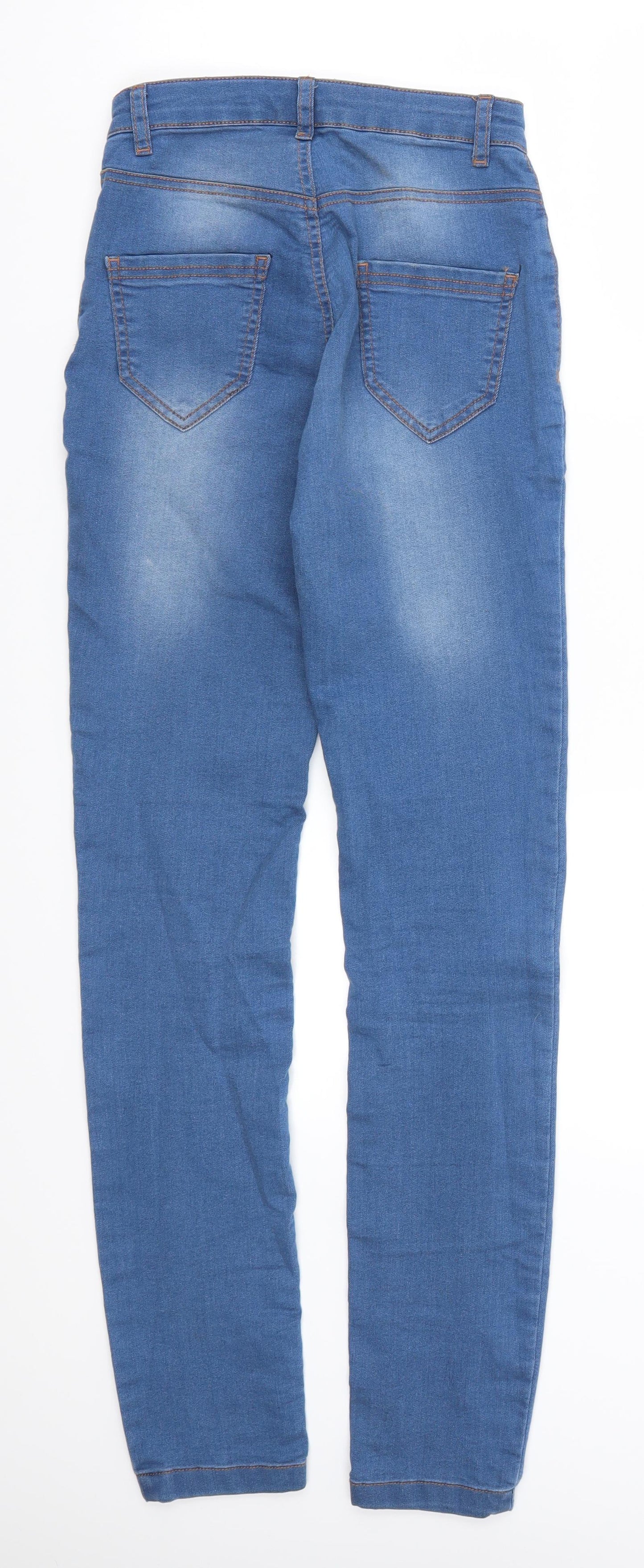 Preworn Womens Blue  Denim Skinny Jeans Size S L29 in