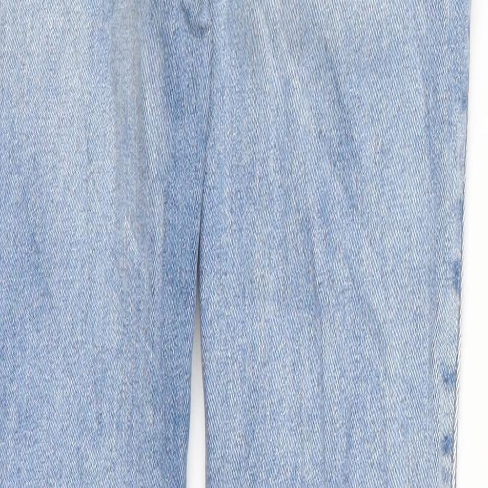 Never Denim Womens Blue  Denim Flared Jeans Size XS L31 in