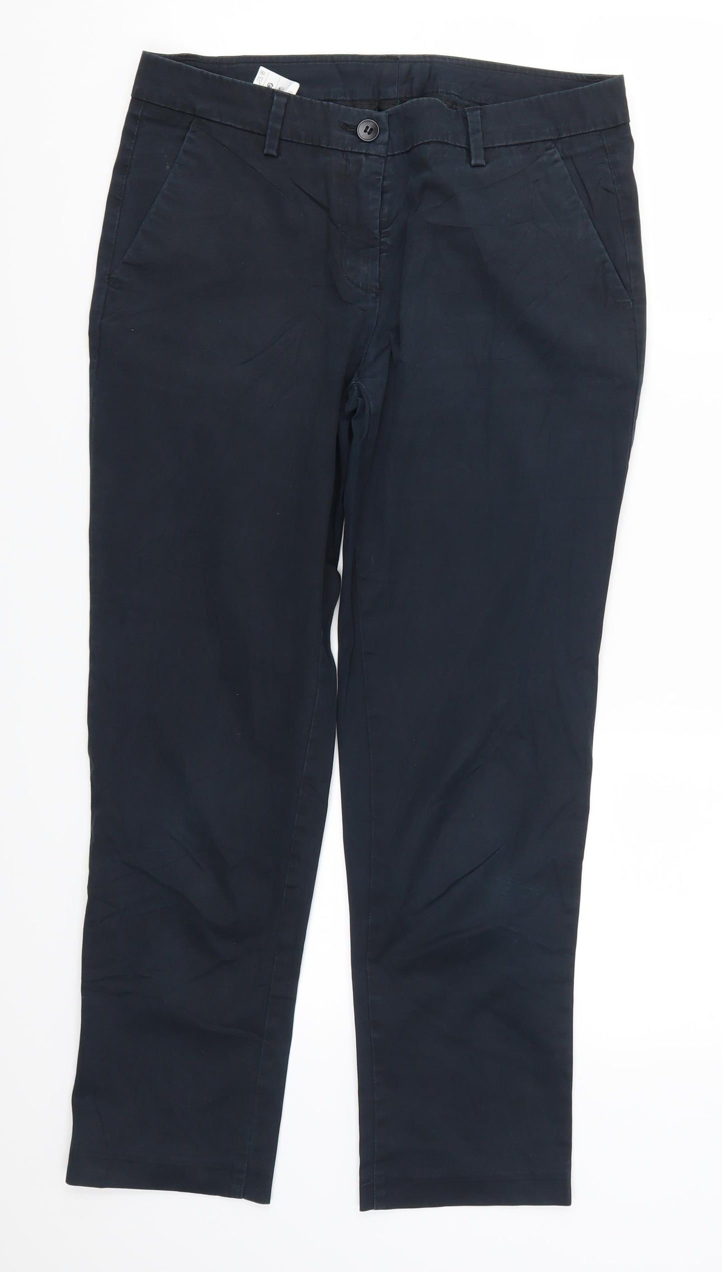 United Colors of Benetton Womens Blue   Trousers  Size 10 L26 in