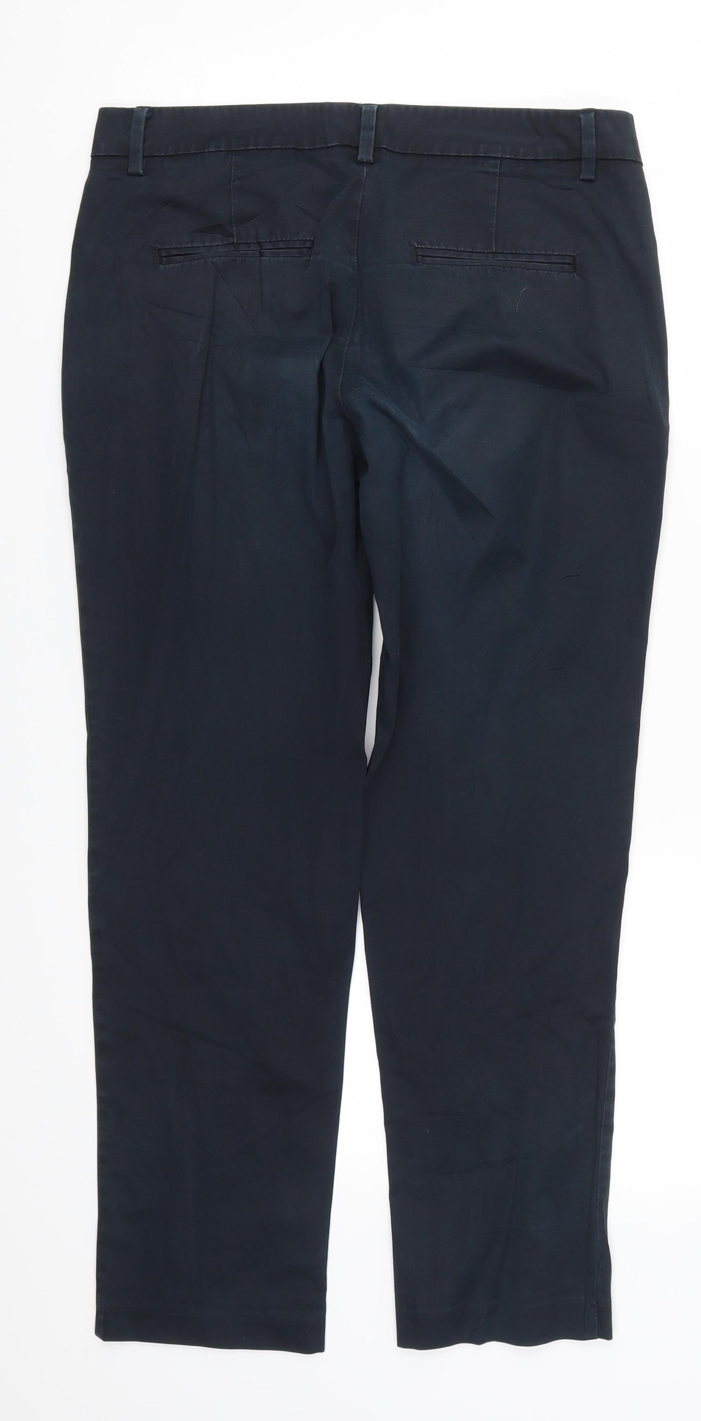 United Colors of Benetton Womens Blue   Trousers  Size 10 L26 in