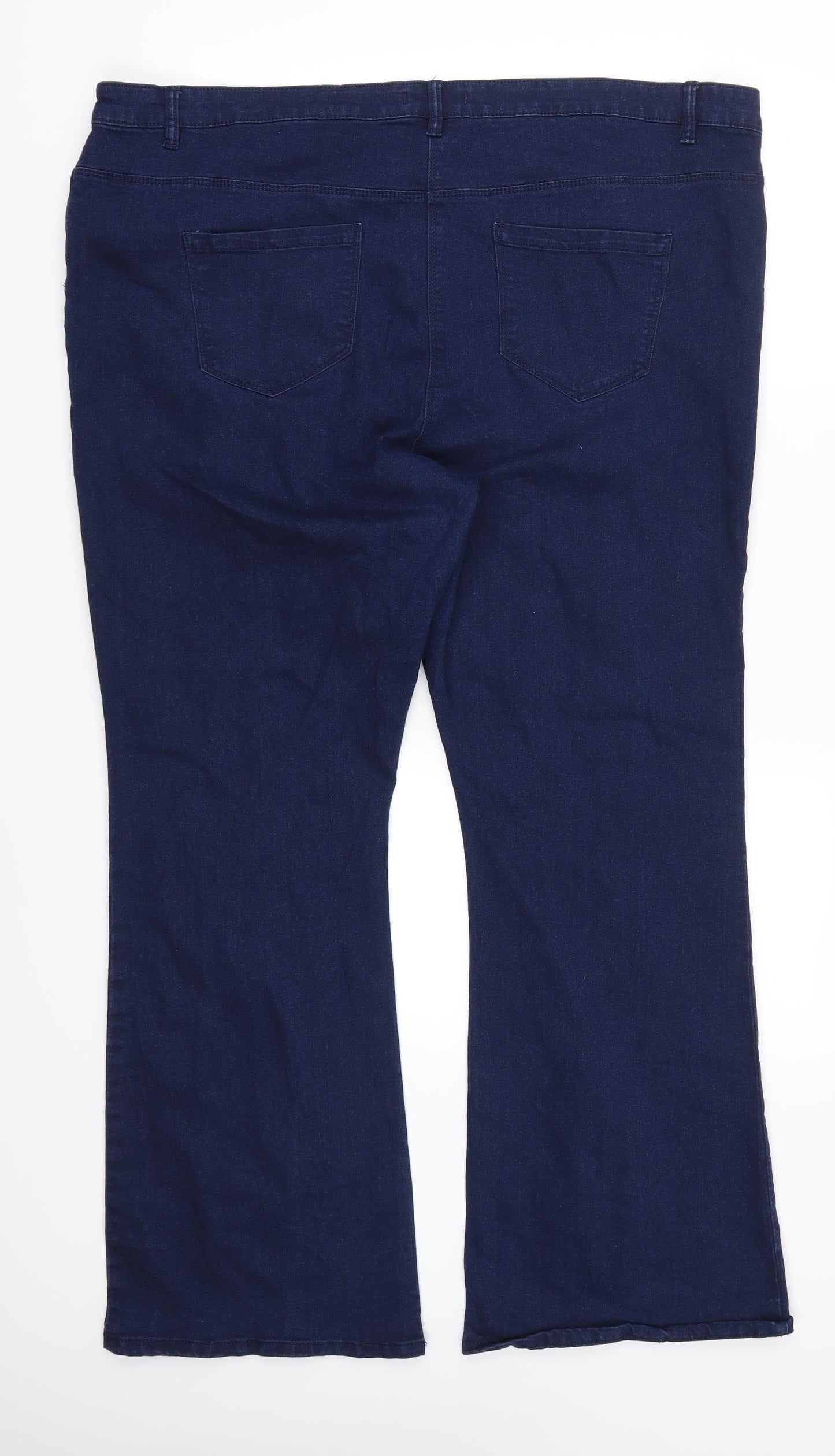Studio Womens Blue  Denim Bootcut Jeans Size 22 L29.5 in