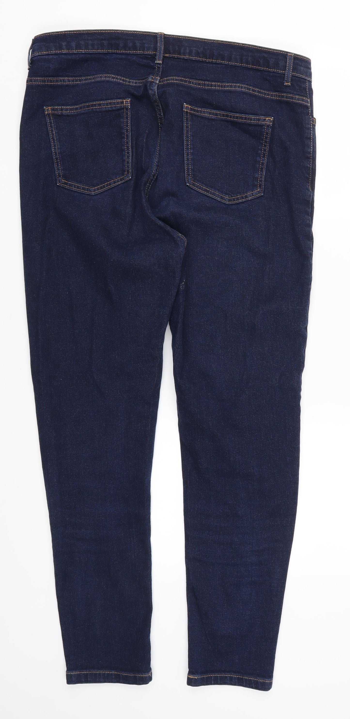 Marks and Spencer Womens Blue  Denim Skinny Jeans Size 16 L28 in