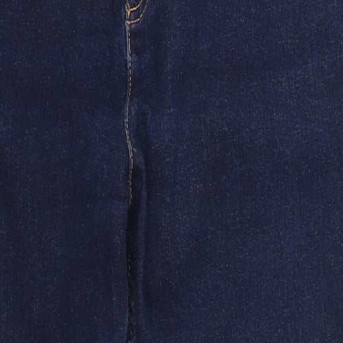 Marks and Spencer Womens Blue  Denim Skinny Jeans Size 16 L28 in
