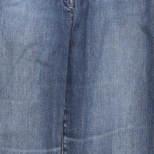 Cherokee Womens Blue  Denim Straight Jeans Size 14 L30 in