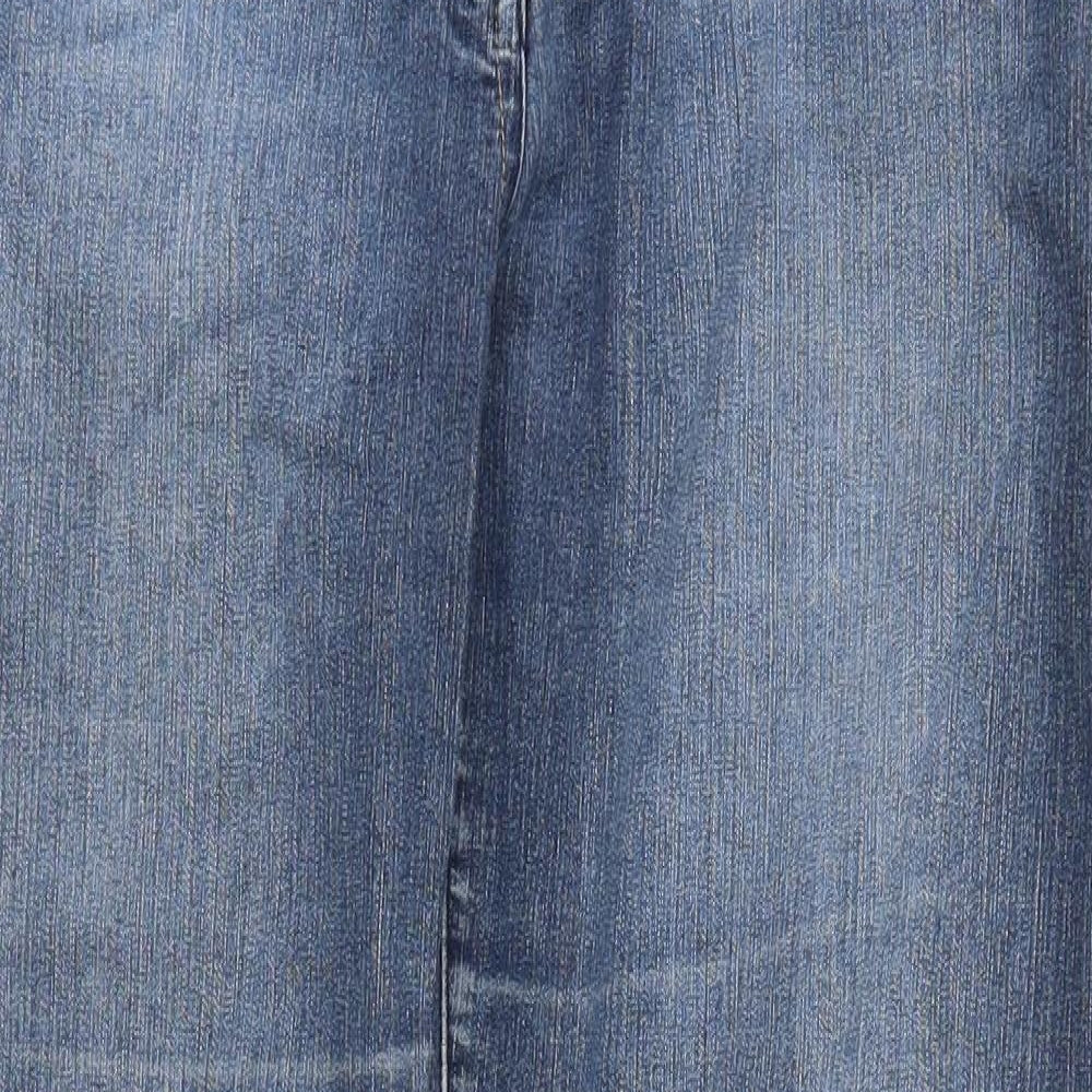 Cherokee Womens Blue  Denim Straight Jeans Size 14 L30 in